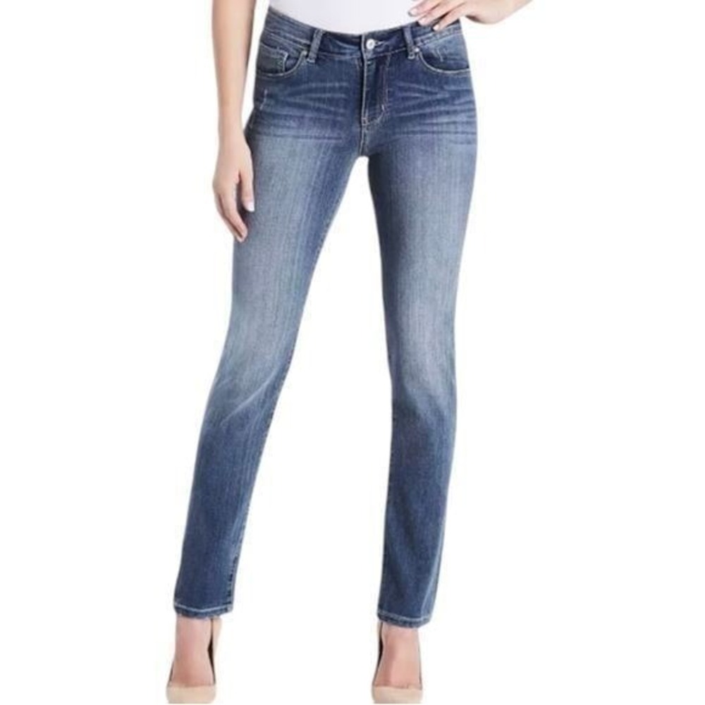 VINTAGE AMERICA Wonderland Slim Straight-Leg Medium Was Jeans‎ Plus Size 20 W